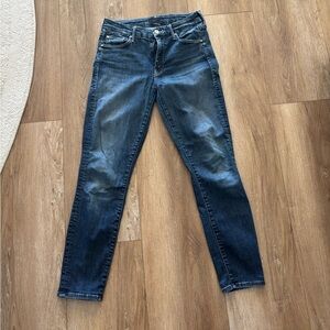 MOTHER Dark Blue Skinny Jeans 26
